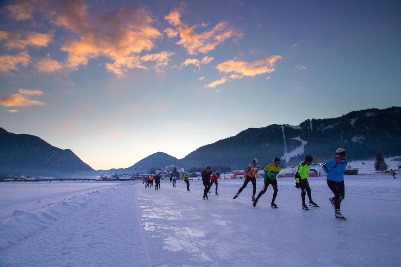 Die Weisse Wand Weissensee Eksteriør billede